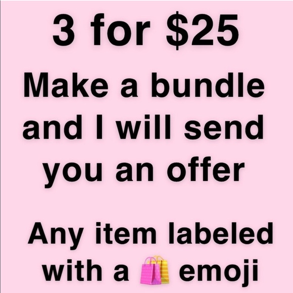 Accessories - 3 for $25 sale